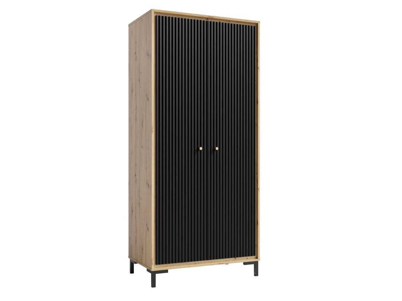 Parii Hinged Door Wardrobe 89cm - Image 9