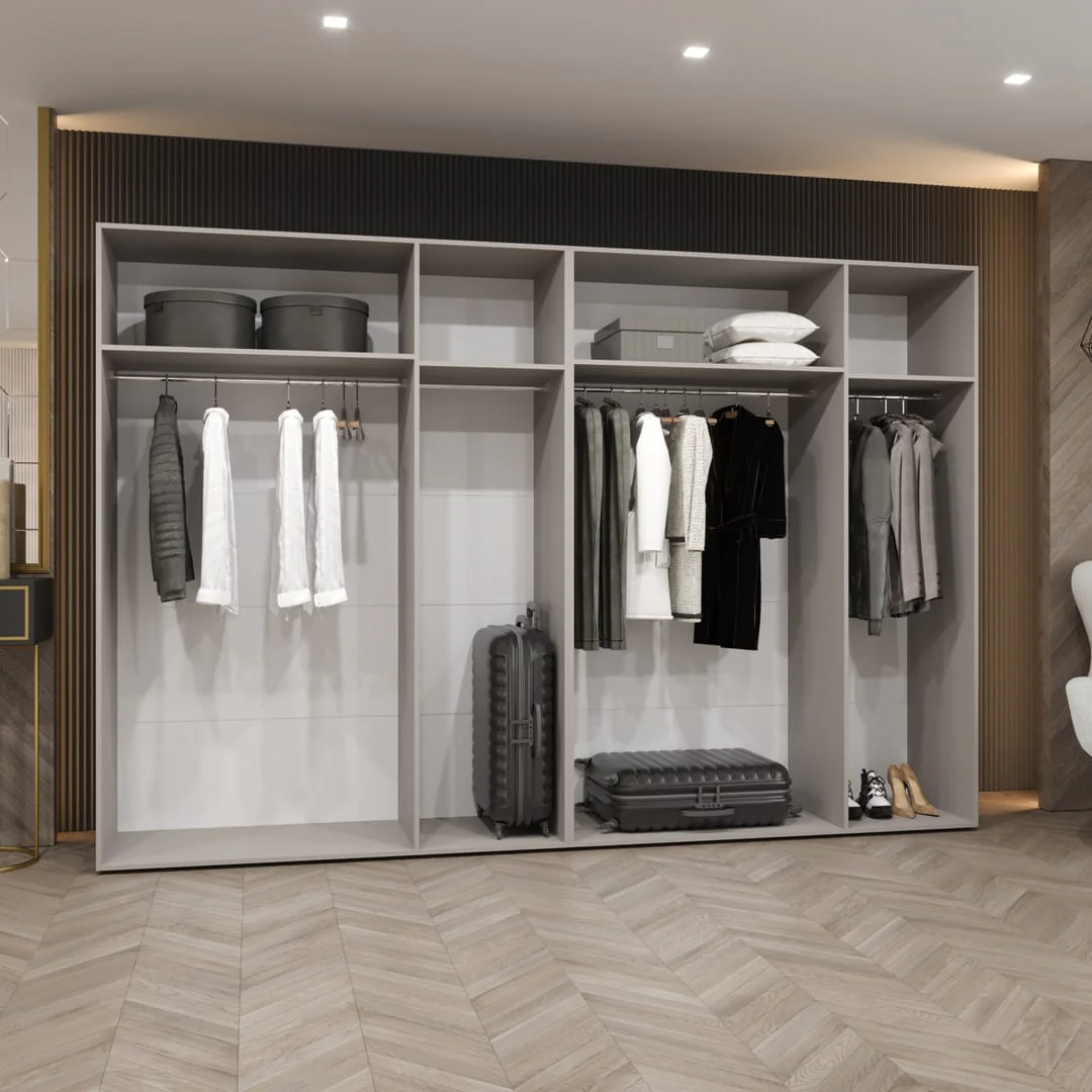 Bari I Hinged Door Wardrobe 300cm - Image 4