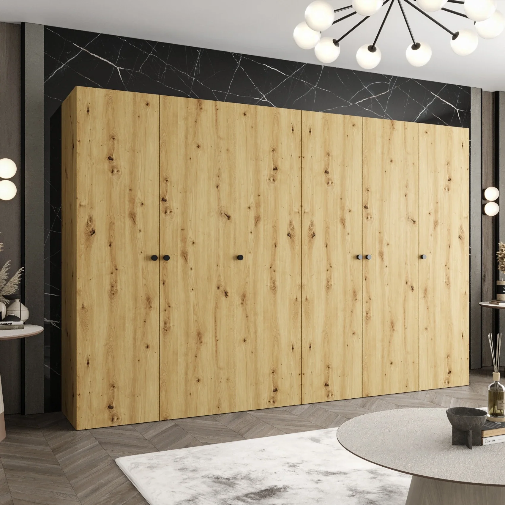 Parma I Hinged Door Wardrobe 300cm - Image 6