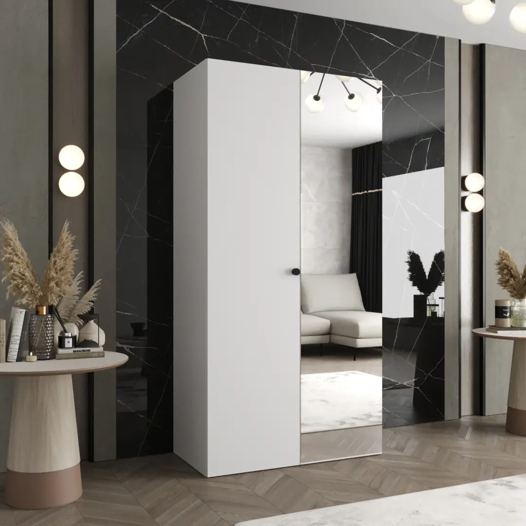Parma II Hinged Door Wardrobe 100cm - Image 8