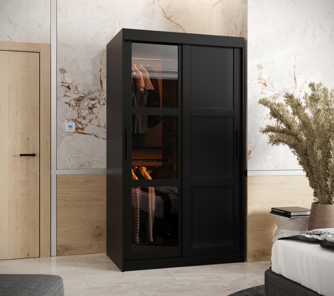 Parma III Sliding Door Wardrobe 100cm - Image 10