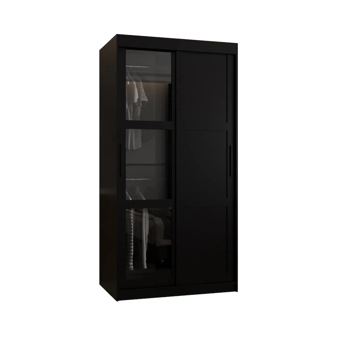Parma III Sliding Door Wardrobe 100cm - Image 6