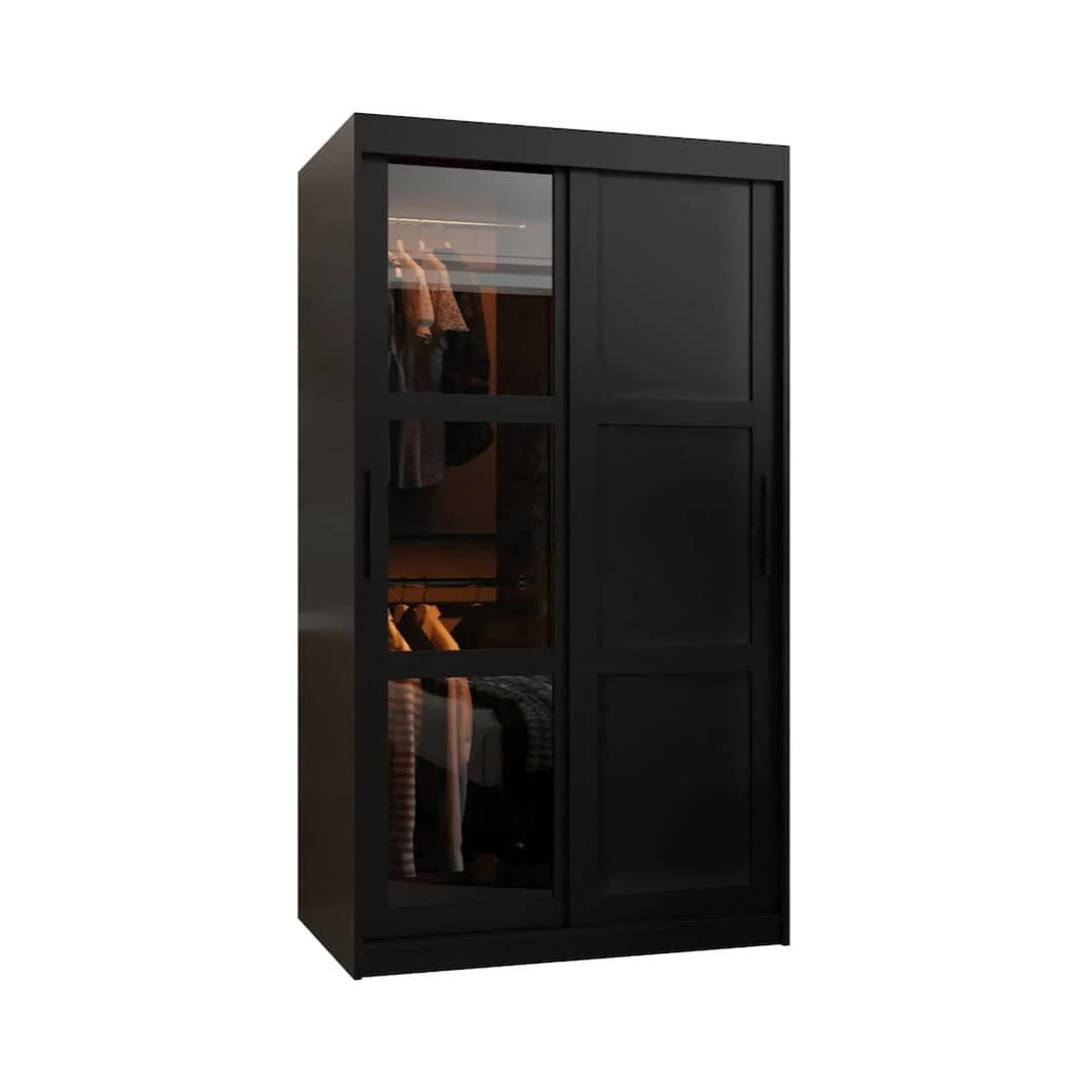 Parma III Sliding Door Wardrobe 100cm - Image 9