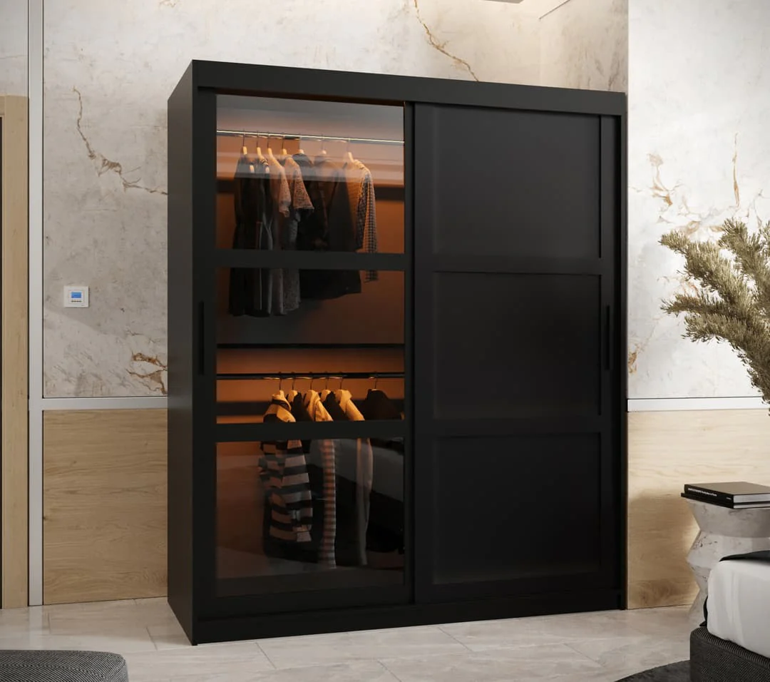 Parma III Sliding Door Wardrobe 150cm - Image 10