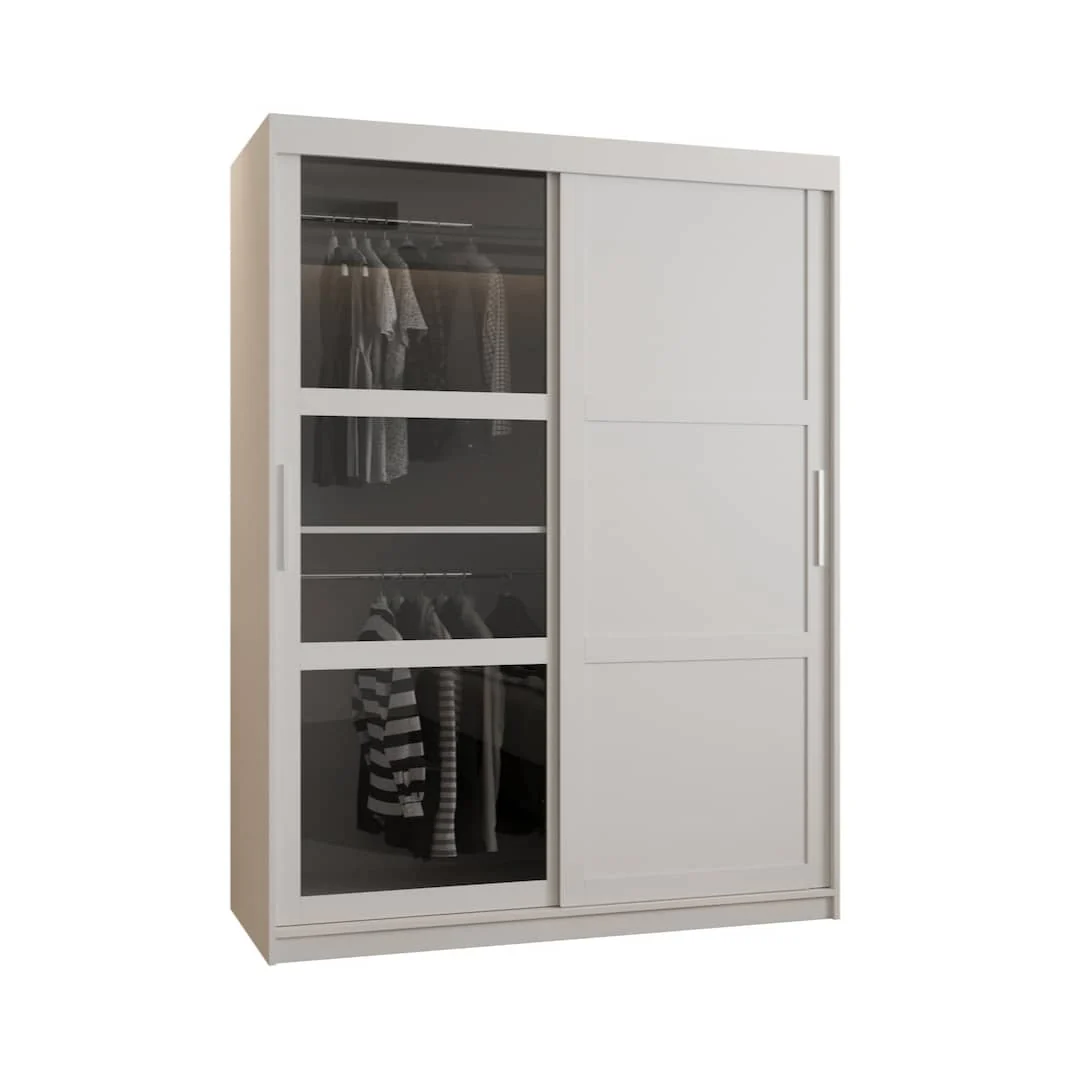 Parma III Sliding Door Wardrobe 150cm - Image 2