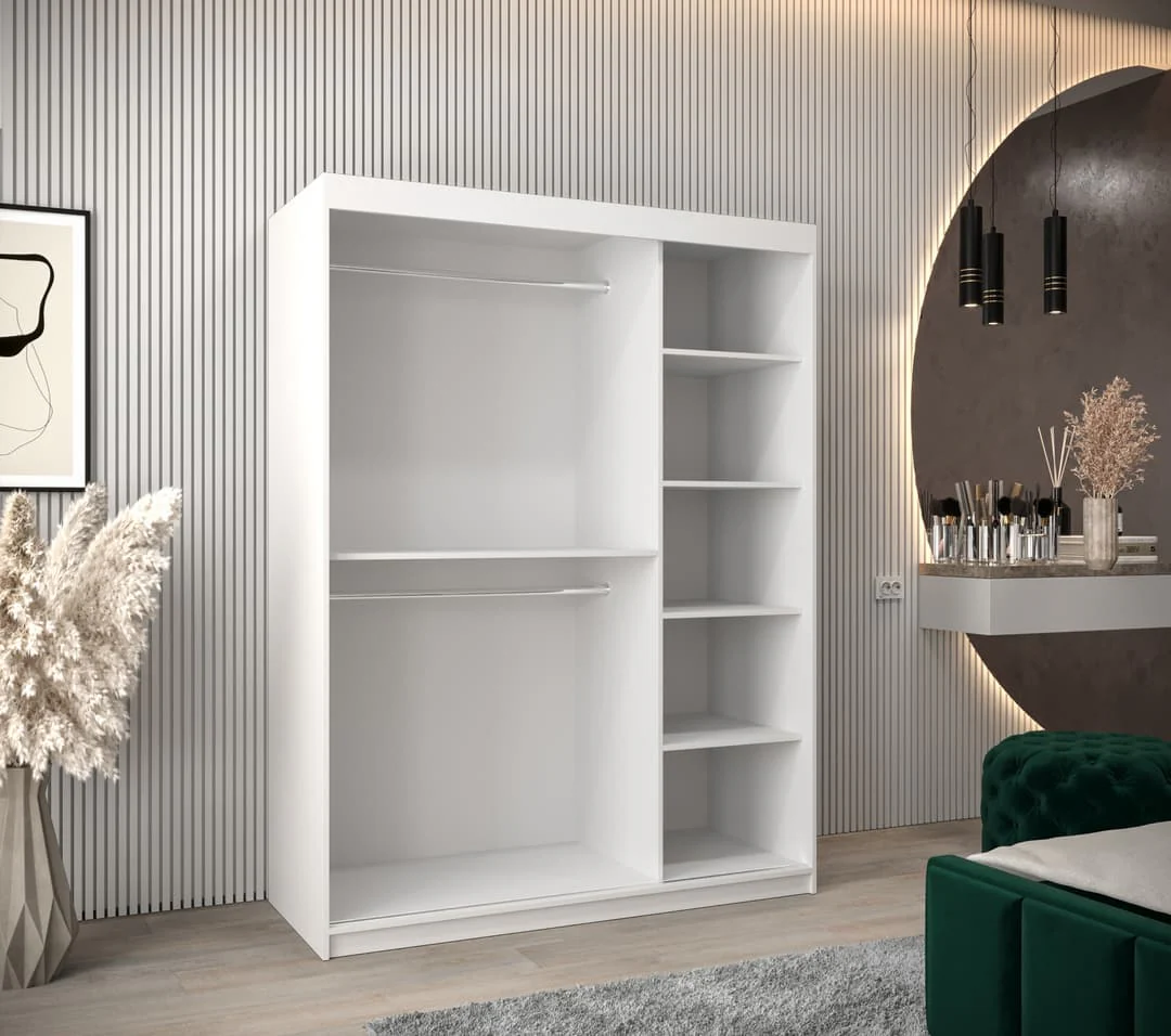 Parma III Sliding Door Wardrobe 150cm - Image 5