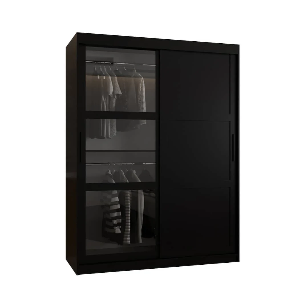 Parma III Sliding Door Wardrobe 150cm - Image 6