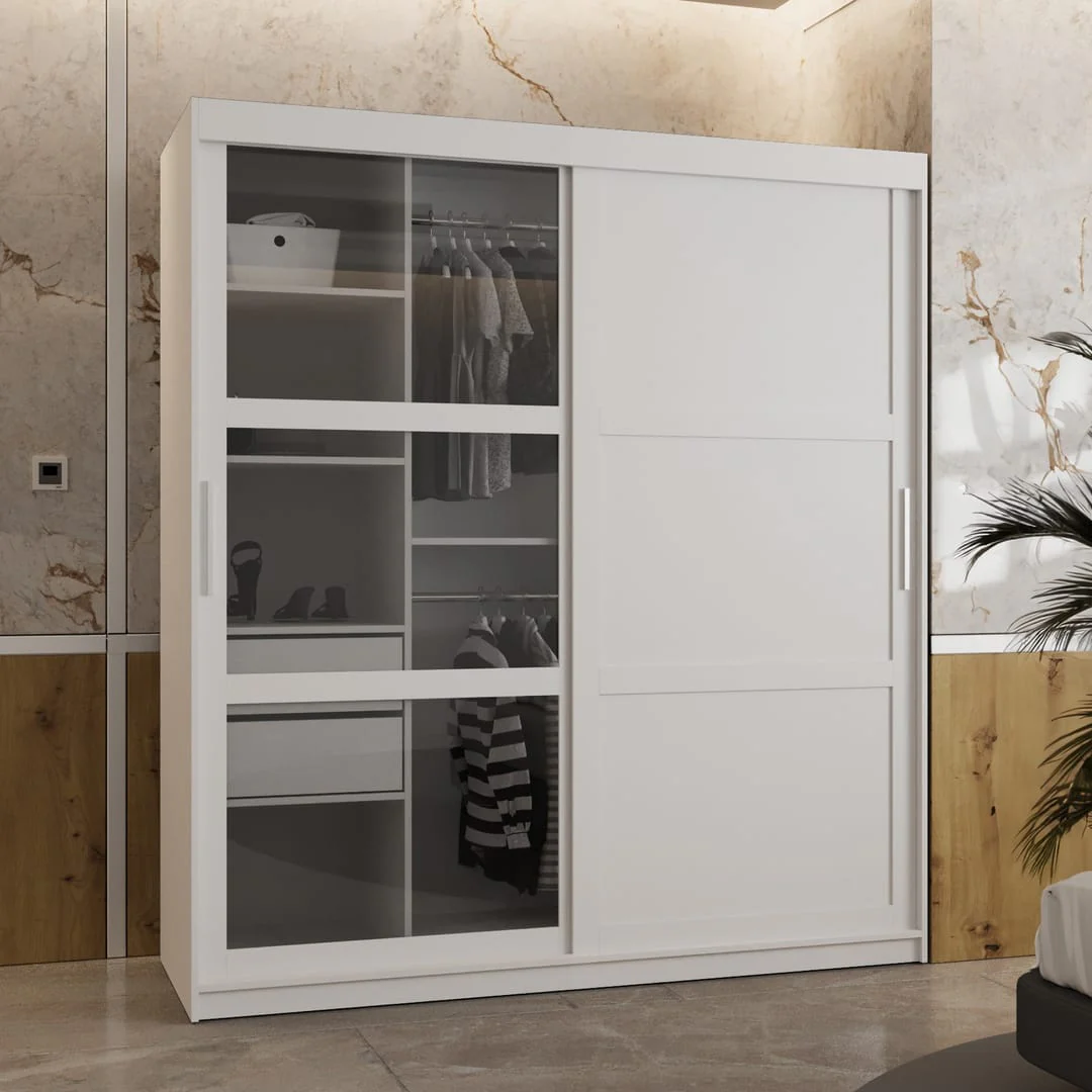 Parma III Sliding Door Wardrobe 180cm - Image 8