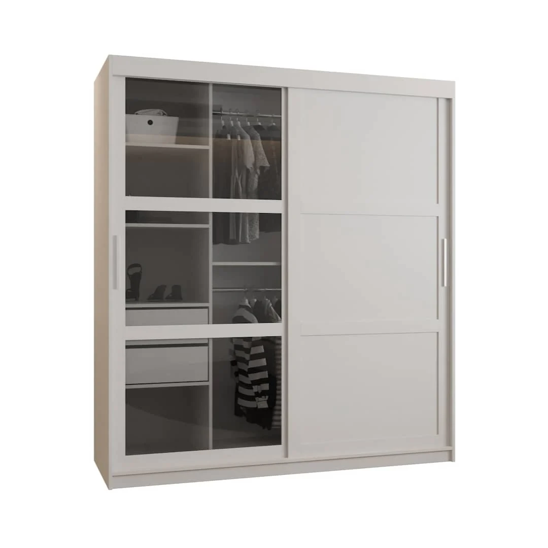Parma III Sliding Door Wardrobe 180cm - Image 9