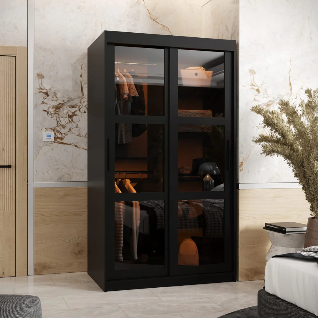 Parma Sliding Door Wardrobe 100cm - Image 5