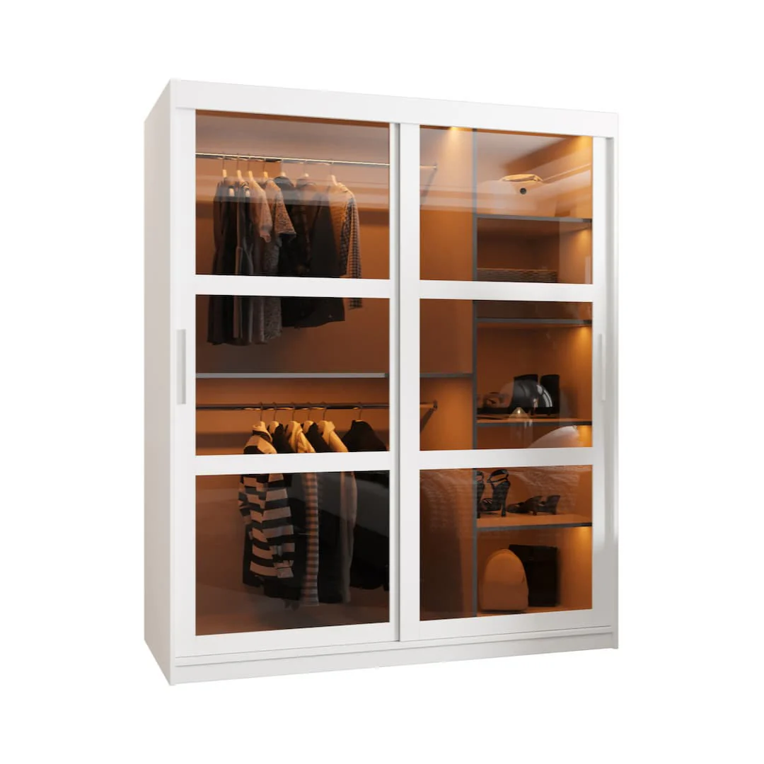 Parma Sliding Door Wardrobe 150cm - Image 2