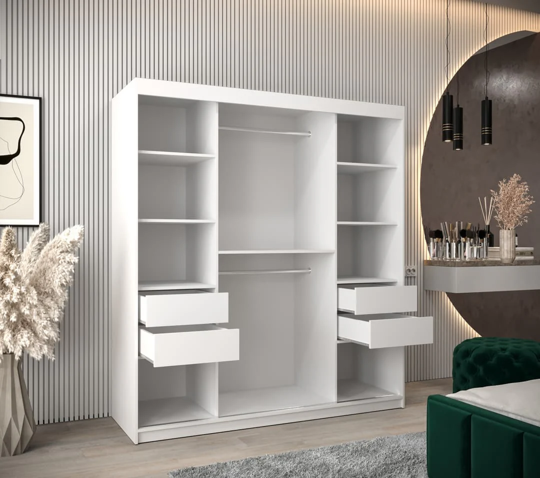 Parma Sliding Door Wardrobe 180cm - Image 4