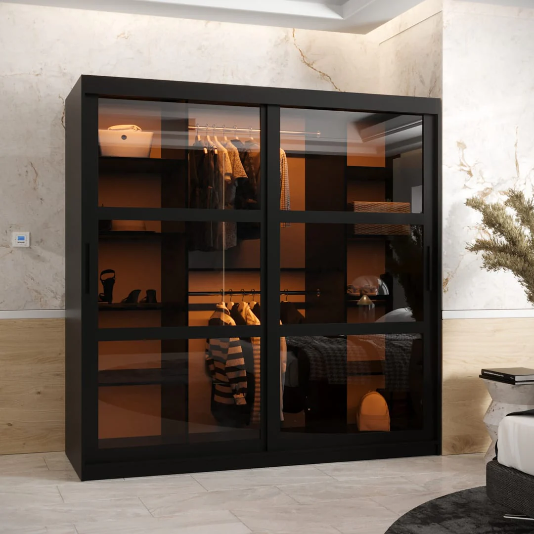 Parma Sliding Door Wardrobe 180cm - Image 5