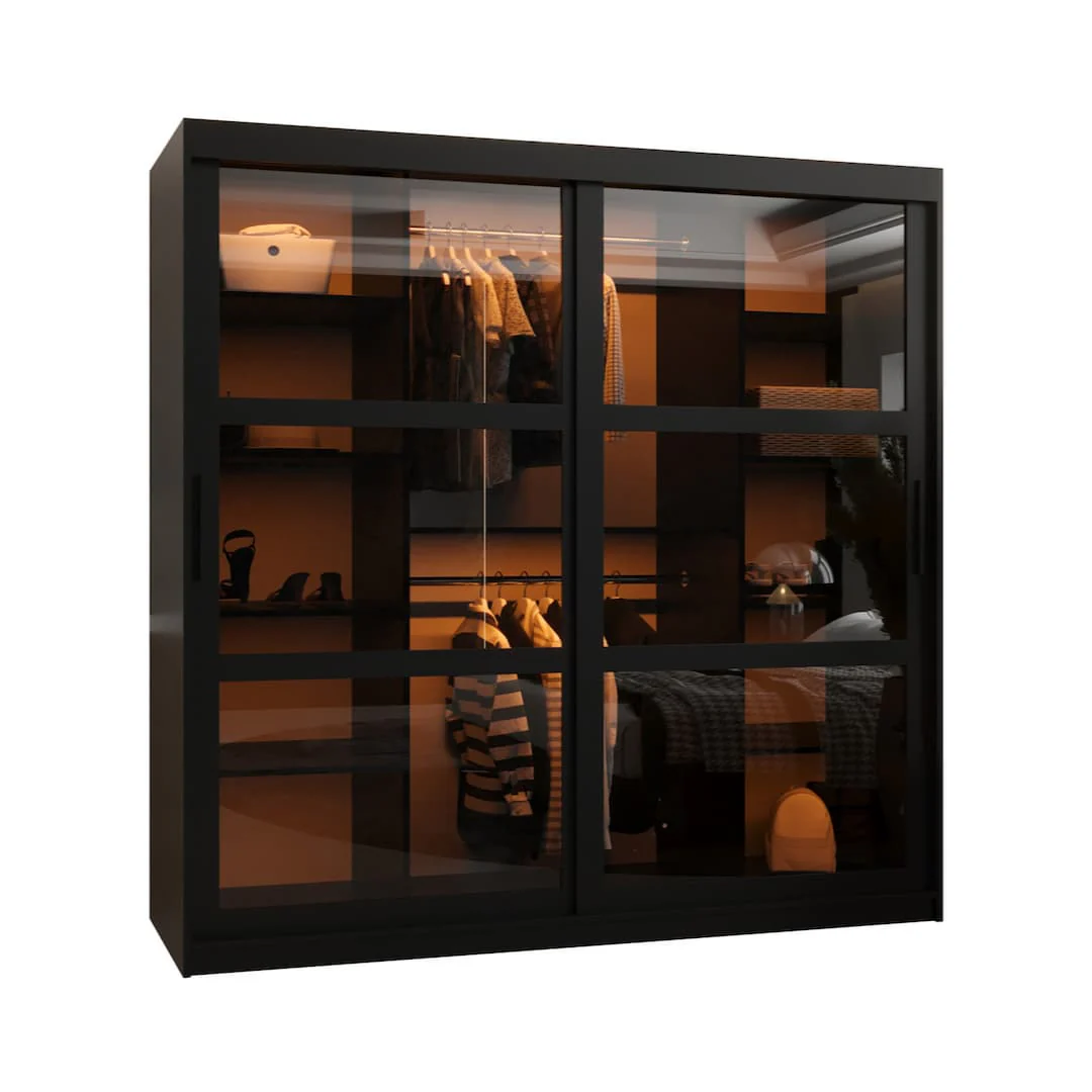 Parma Sliding Door Wardrobe 180cm - Image 6