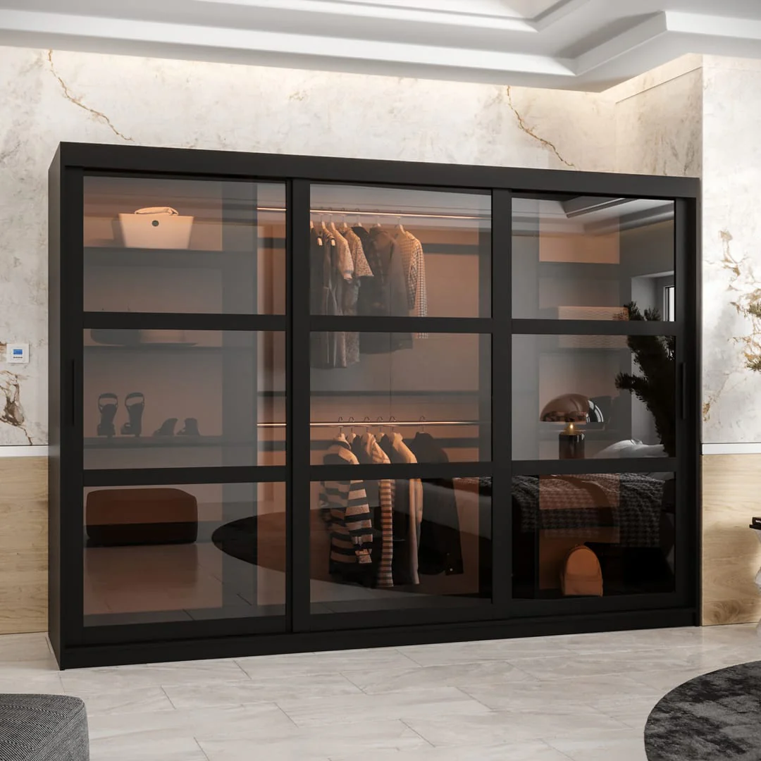 Parma Sliding Door Wardrobe 250cm - Image 5