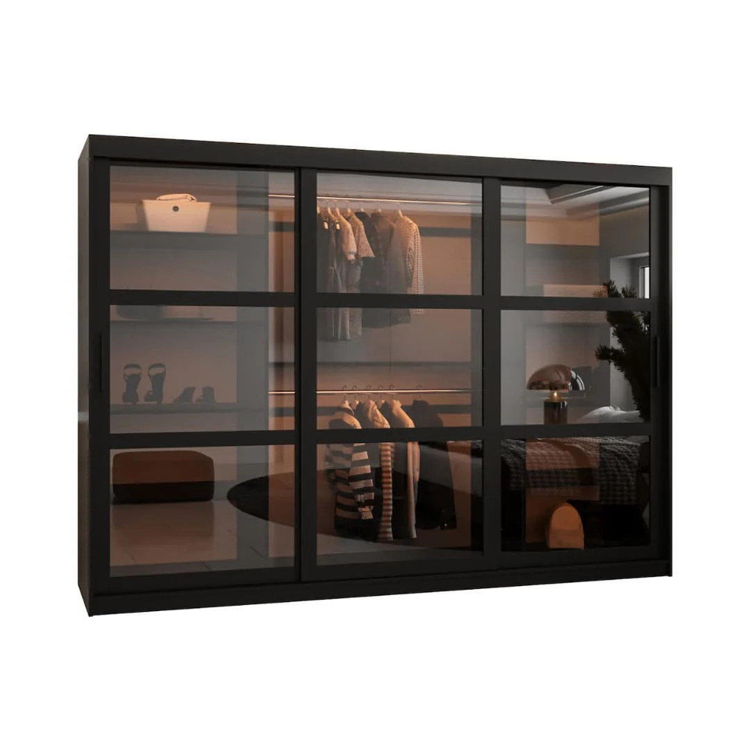 Parma Sliding Door Wardrobe 250cm - Image 6