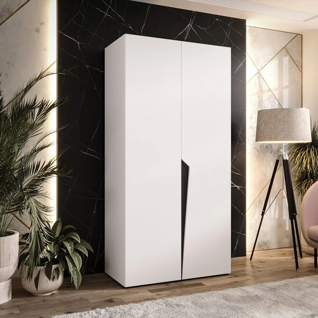 Piano I Hinged Door Wardrobe 100cm - Image 6