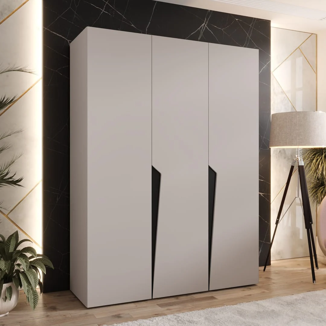 Piano I Hinged Door Wardrobe 150cm - Image 3