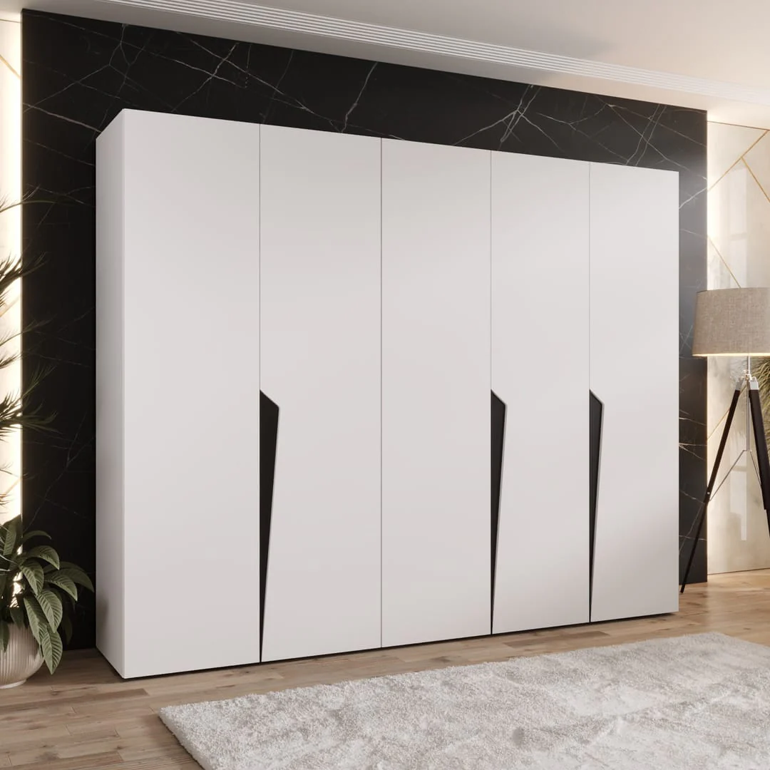 Piano I Hinged Door Wardrobe 250cm - Image 6