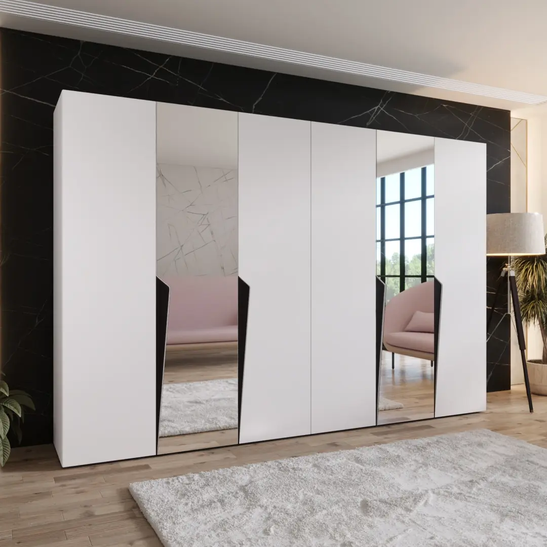 Piano II Hinged Door Wardrobe 300cm - Image 6