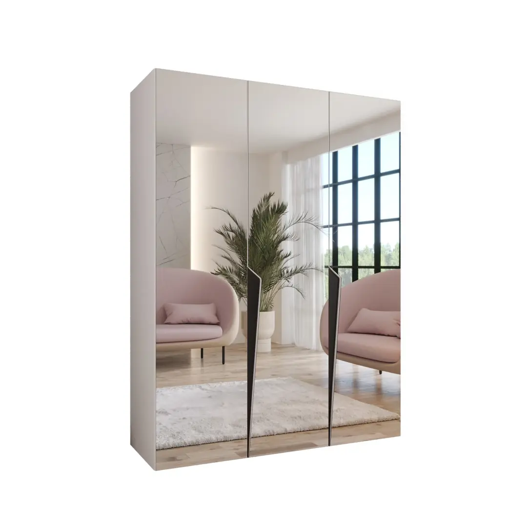 Piano III Hinged Door Wardrobe 150cm - Image 2