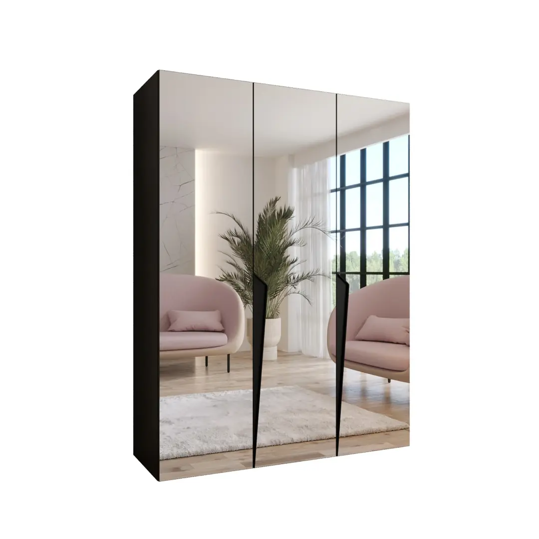 Piano III Hinged Door Wardrobe 150cm - Image 9