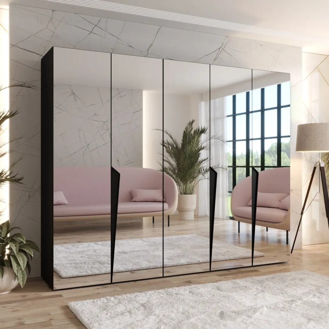 Piano III Hinged Door Wardrobe 250cm - Image 8