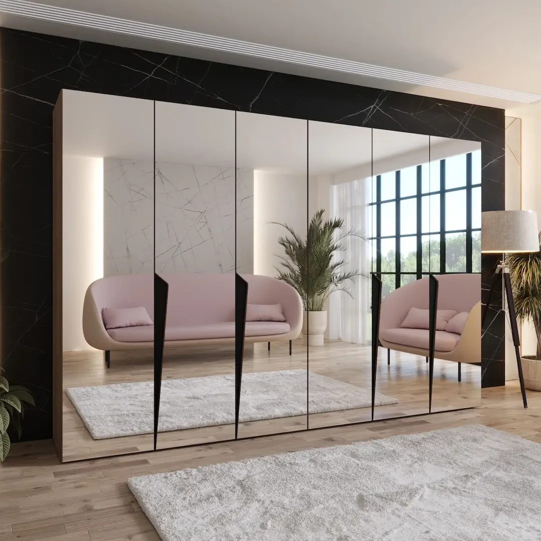 Piano III Hinged Door Wardrobe 300cm - Image 10