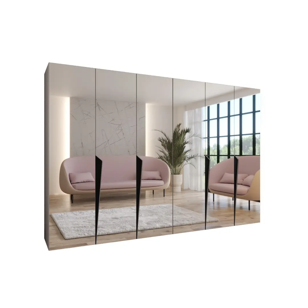 Piano III Hinged Door Wardrobe 300cm - Image 4