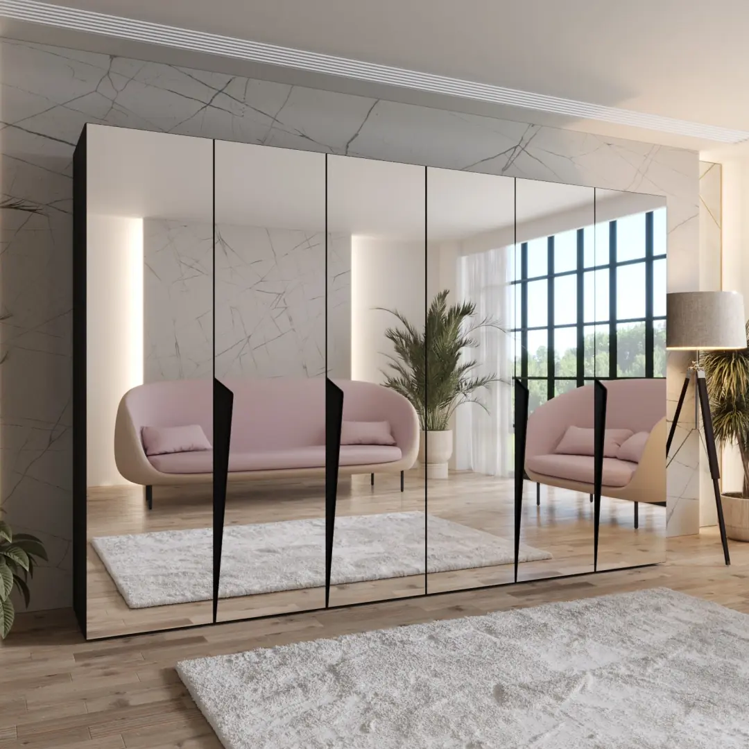 Piano III Hinged Door Wardrobe 300cm - Image 8