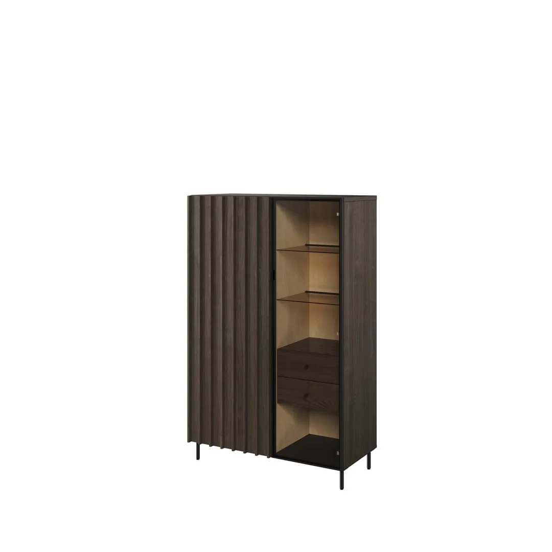 Piemonte PE-06 Display Cabinet 92cm - Image 2