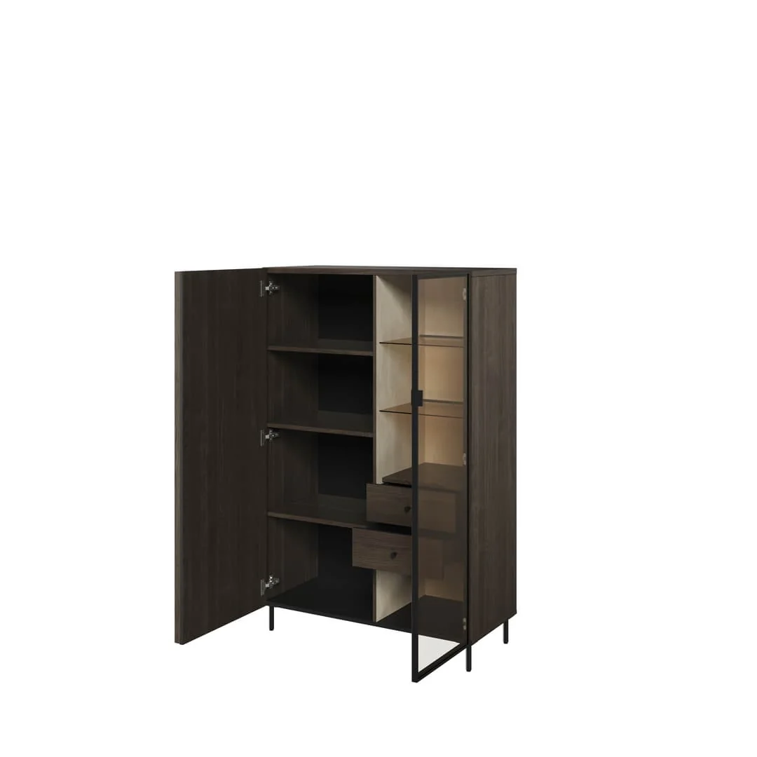 Piemonte PE-06 Display Cabinet 92cm - Image 3