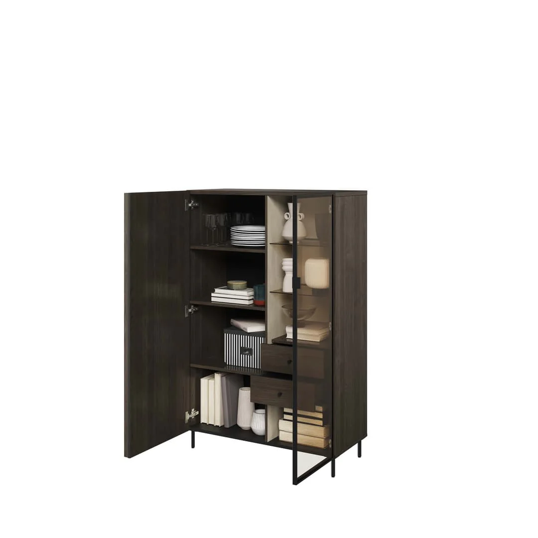 Piemonte PE-06 Display Cabinet 92cm - Image 4
