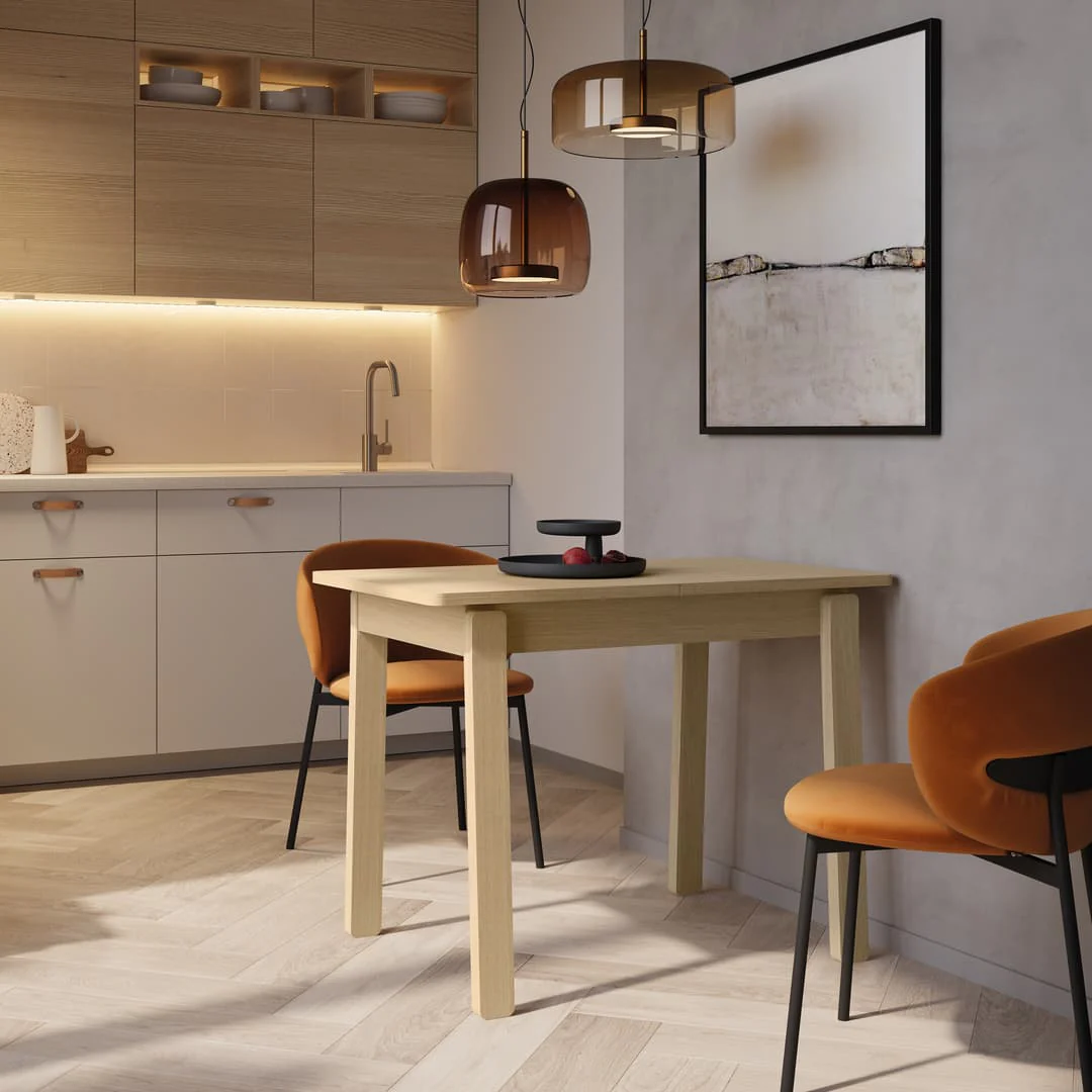 Plot PT-02 Extendable Dining Table 104cm - Image 12