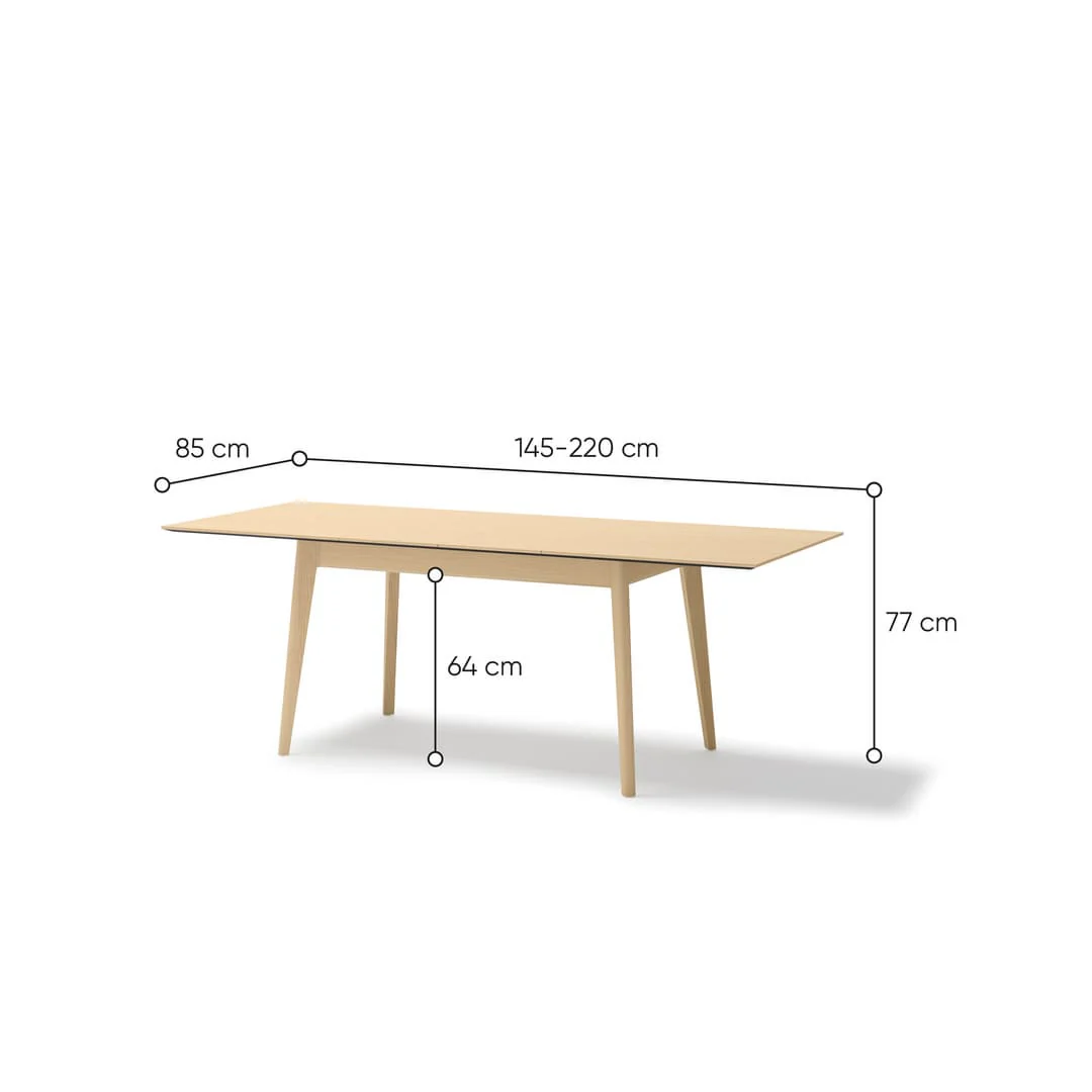 Plot PT-03 Extendable Dining Table 145cm - Image 12