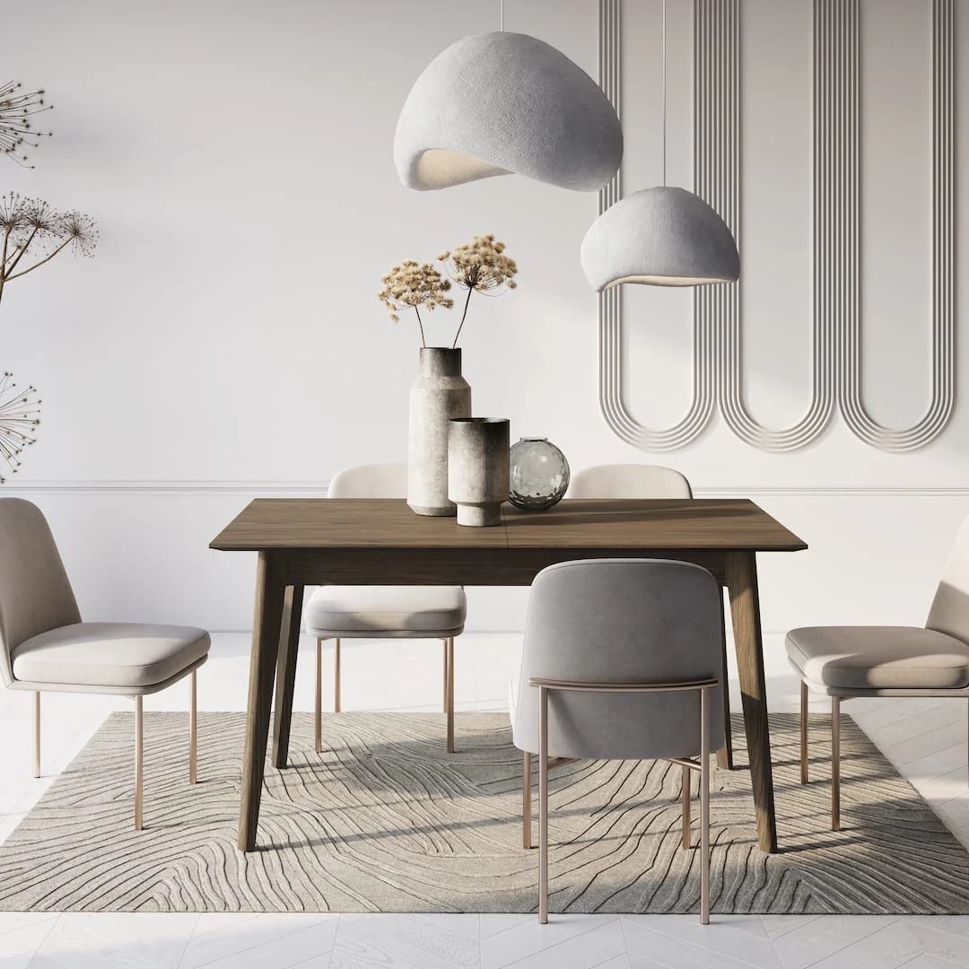 Plot PT-03 Extendable Dining Table 145cm - Image 5