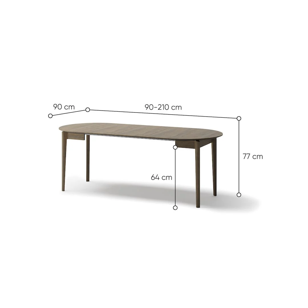 Plot PT-05 Extendable Dining Table 90cm - Image 15