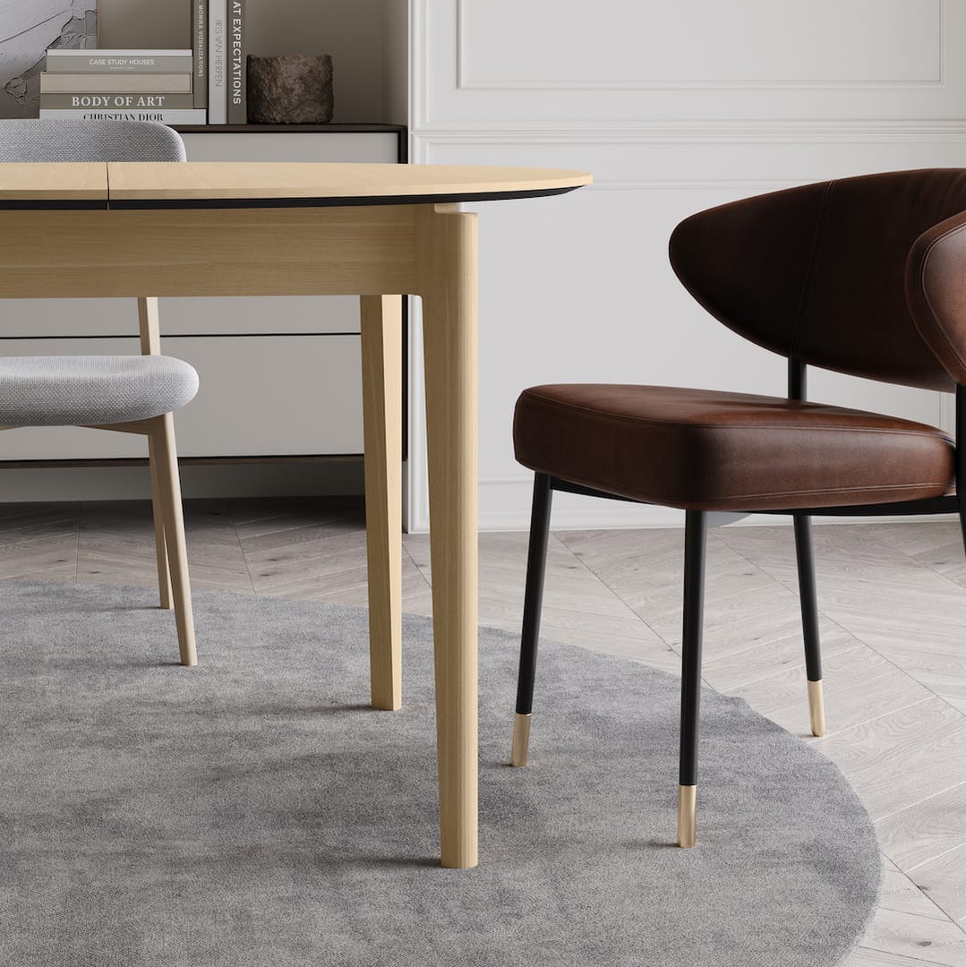 Plot PT-05 Extendable Dining Table 90cm - Image 16