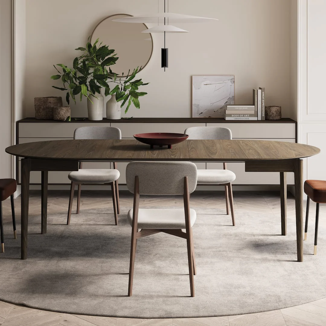 Plot PT-05 Extendable Dining Table 90cm - Image 6