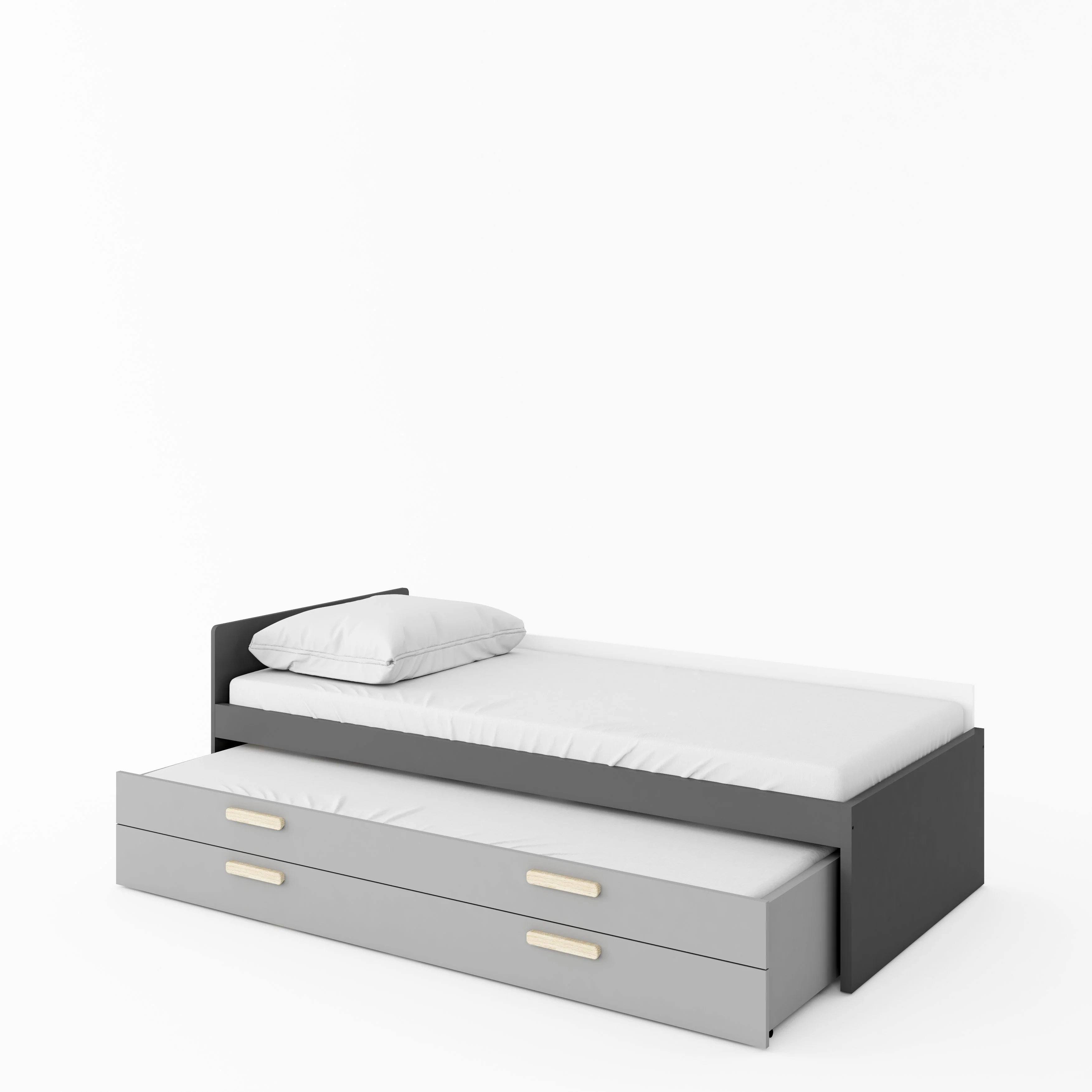 Pok PO-14 Bed with Trundle and Drawer - Image 2