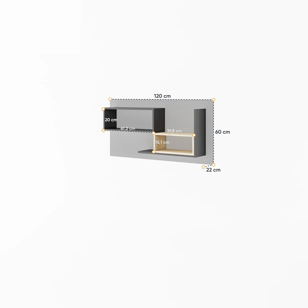 Pok PO-10 Wall Shelf 120cm - Image 2