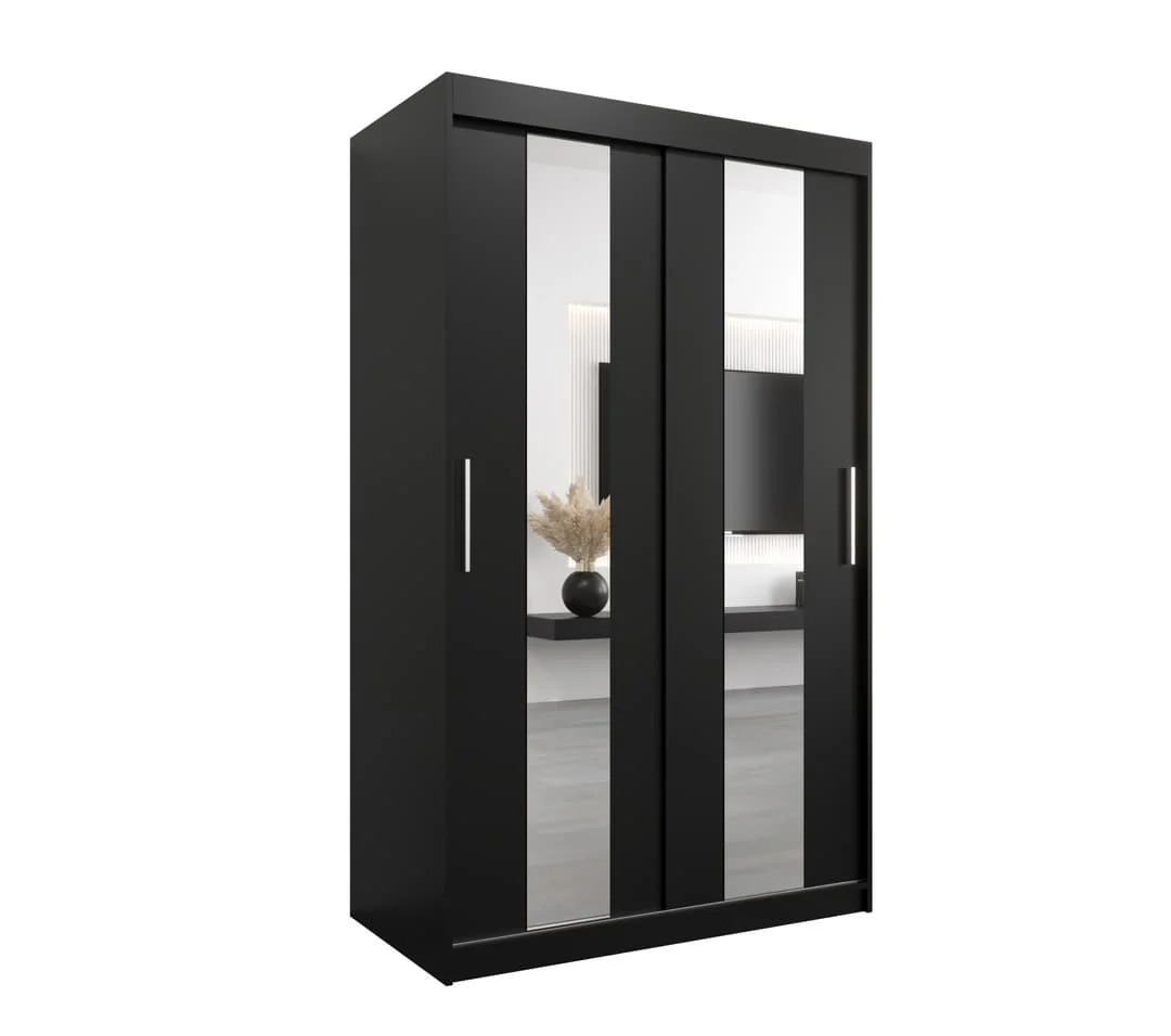 Pole Sliding Door Wardrobe 120cm - Image 10