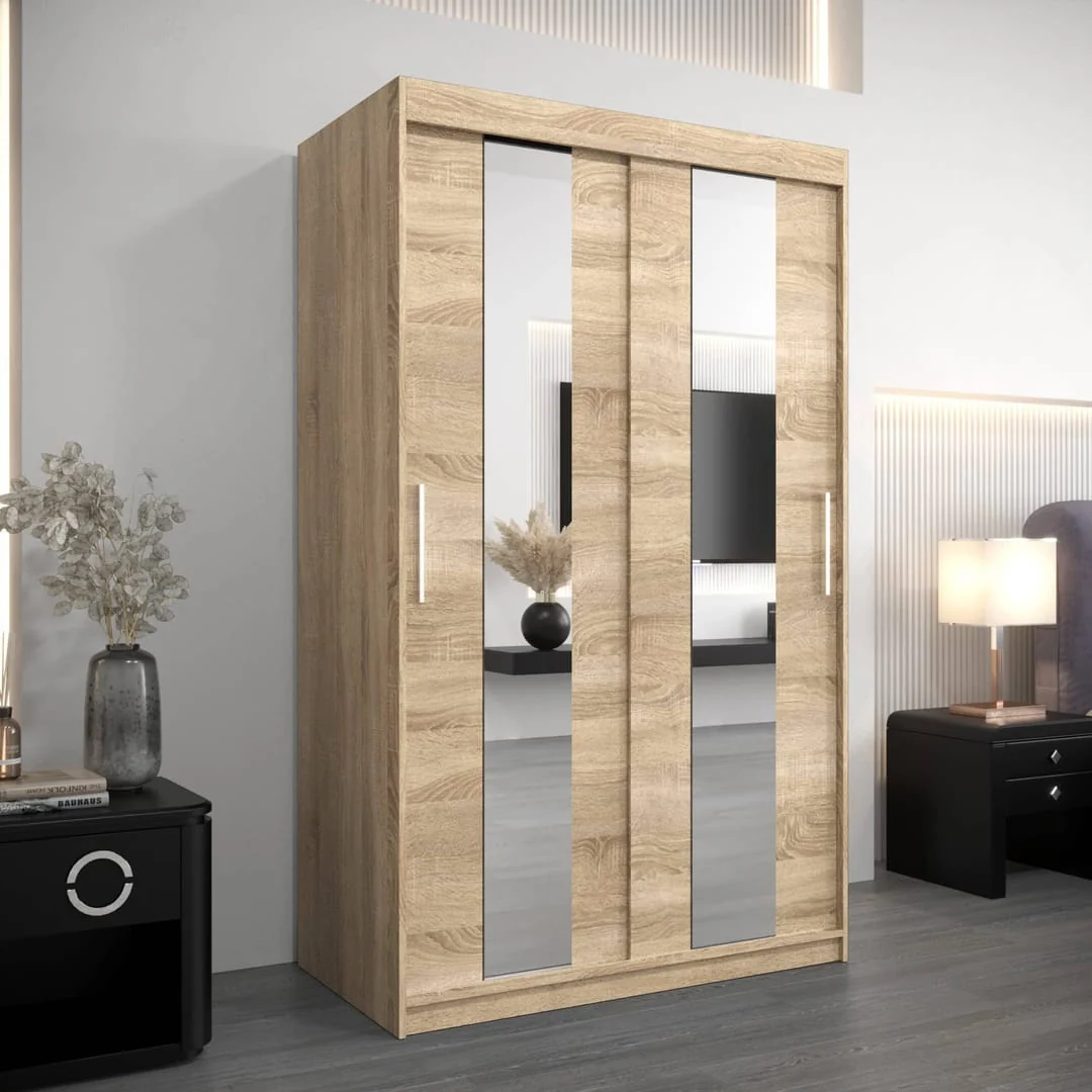 Pole Sliding Door Wardrobe 120cm - Image 13