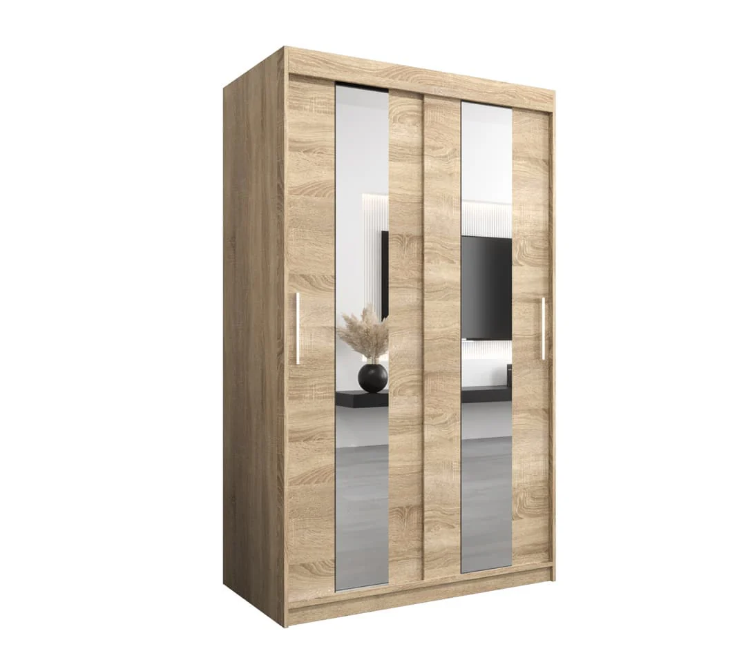 Pole Sliding Door Wardrobe 120cm - Image 14