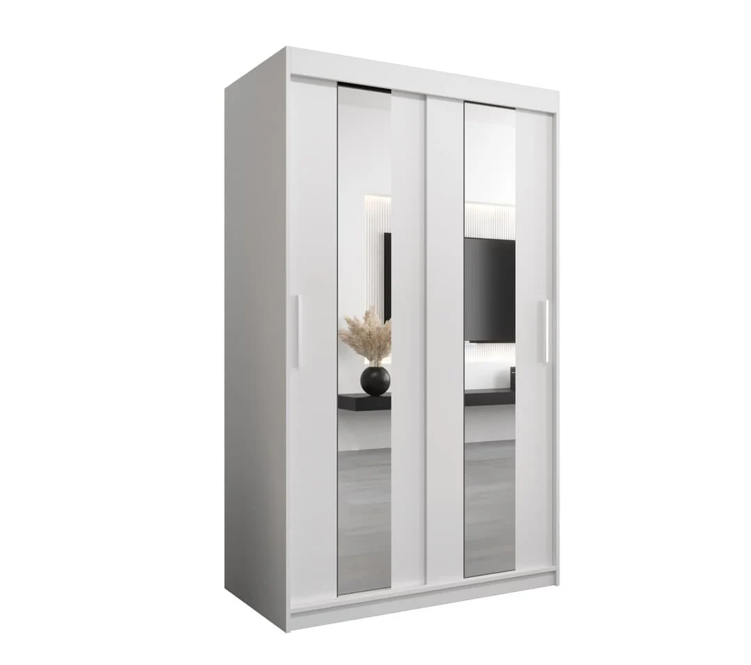 Pole Sliding Door Wardrobe 120cm - Image 6