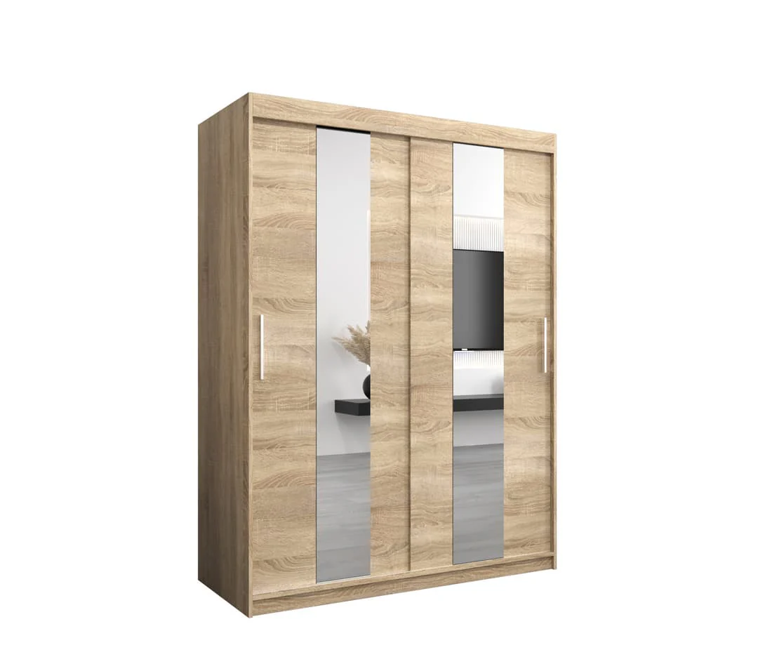 Pole Sliding Door Wardrobe 150cm - Image 14