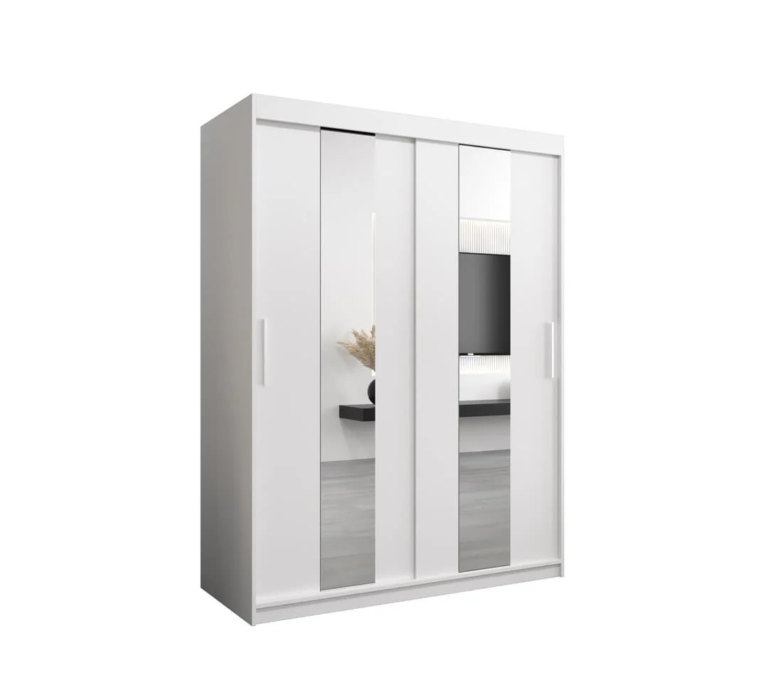 Pole Sliding Door Wardrobe 150cm - Image 6