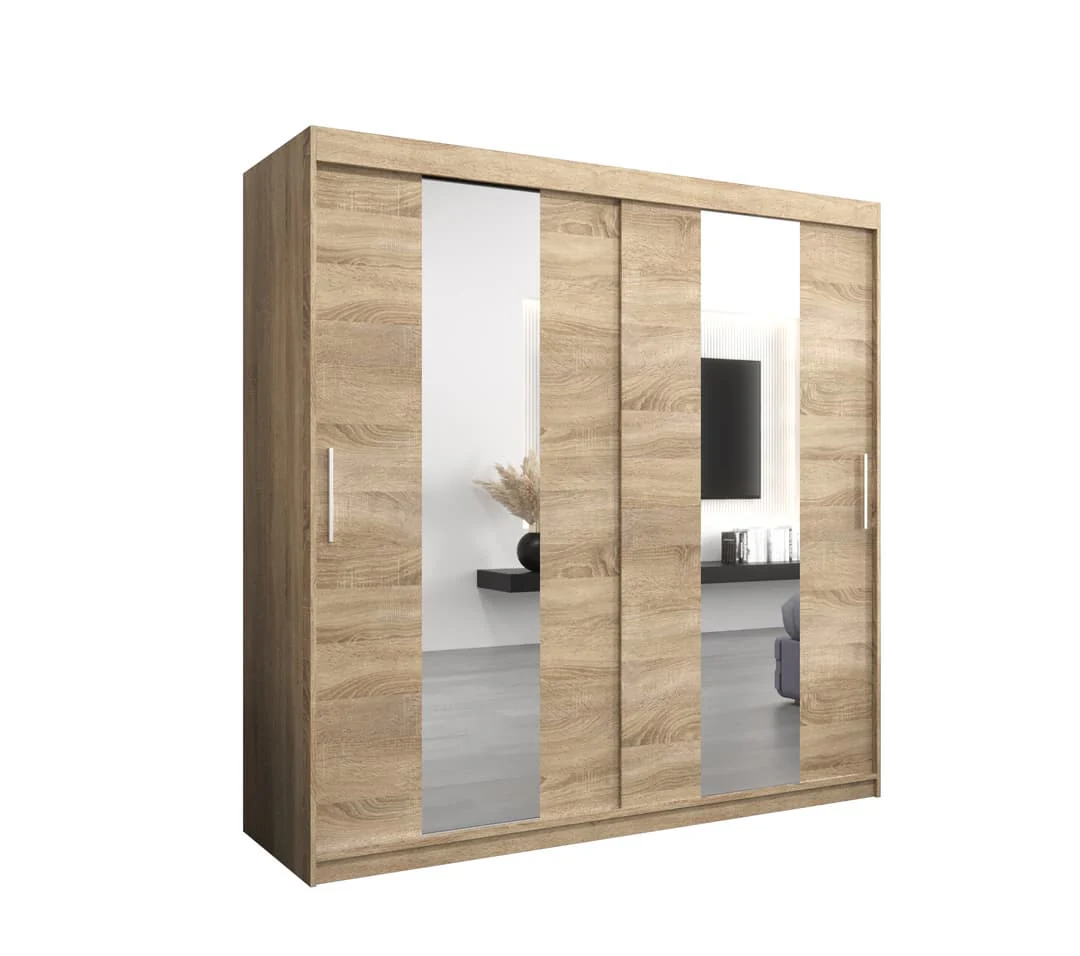 Pole Sliding Door Wardrobe 200cm - Image 14