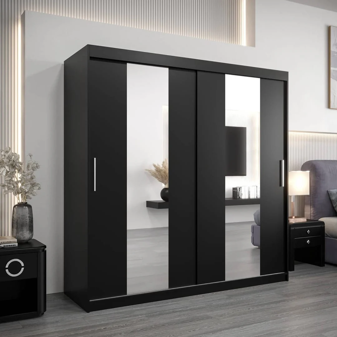 Pole Sliding Door Wardrobe 200cm - Image 9
