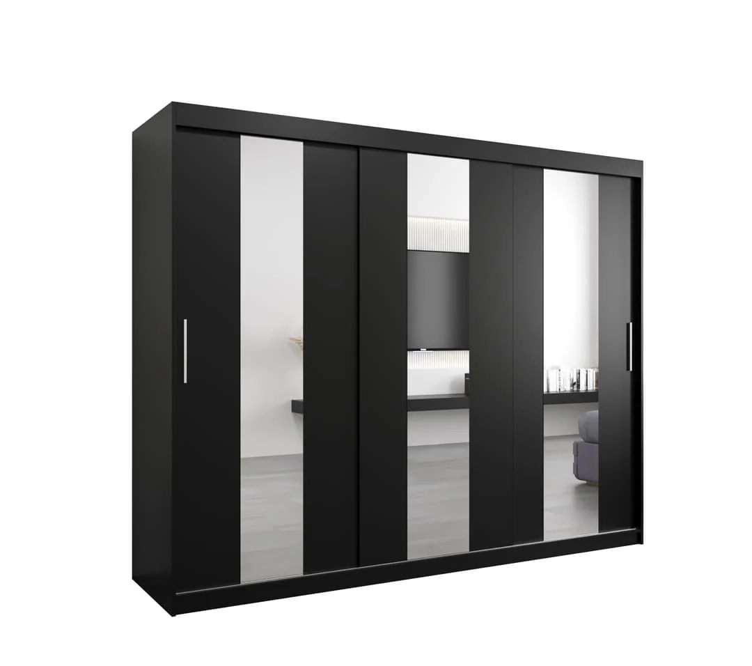 Pole Sliding Door Wardrobe 250cm - Image 10